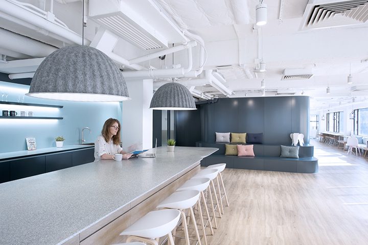 Uber's office by Bean Buro