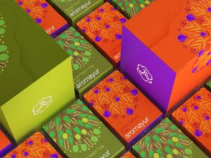 » Aromayur identity & packaging by Zooscope