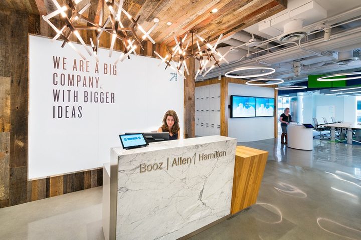 Booz Allen Hamilton S Innovation Center Office By Otj Architects Washington D C