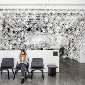 Veil Modular Privacy Partition System Designed by Box Clever, San Francisco - USA