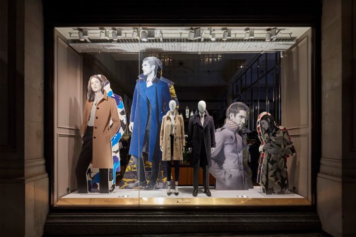 » Aquascutum AW17 window display by Hello Flamingo Ltd., London – UK