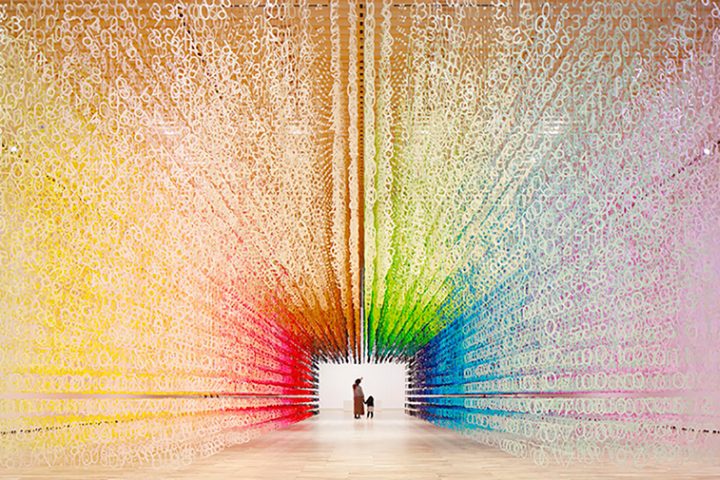 Color of time’ installation by Emmanuelle Moureaux, Toyama – Japan