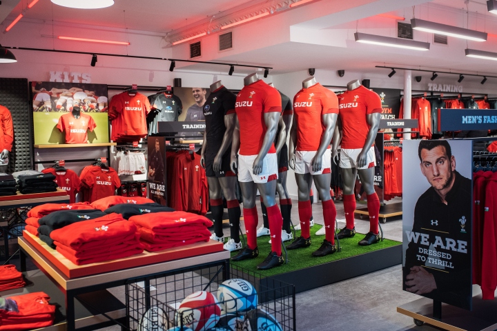 Welsh Rugby Union store soft launch in partnership with Fanatics - 25th January 2018