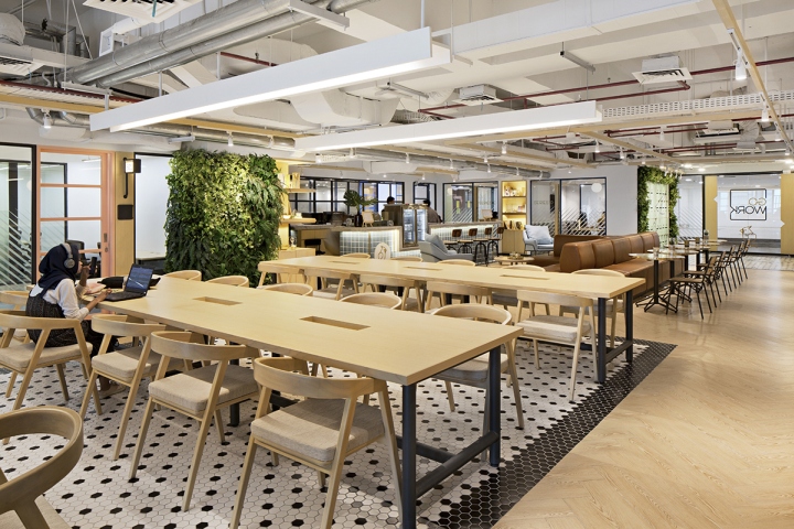 GoWork coworking and office space by Metaphor Interior Architecture, Jakarta – Indonesia. Image: Retaildesignblog.com