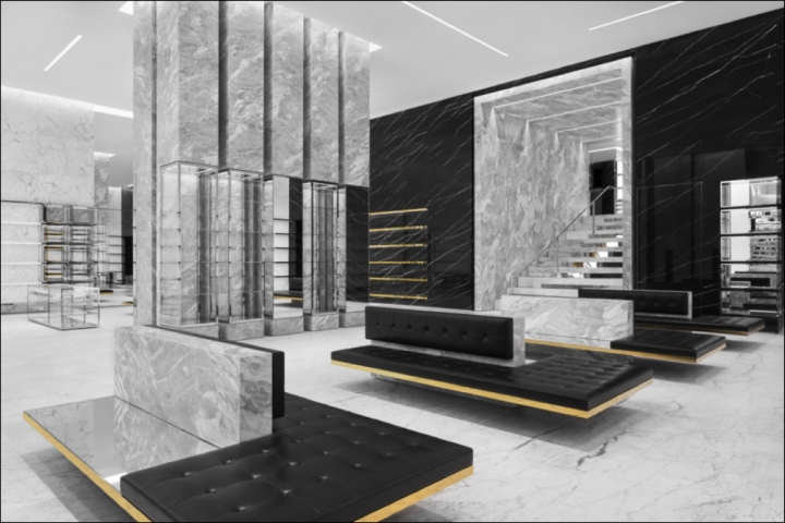 » Saint Laurent flagship store, Dubai – UAE