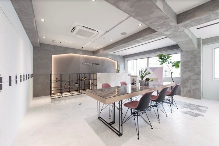 » hair make ONE005 beauty salon by Log.design, Yokohama ...