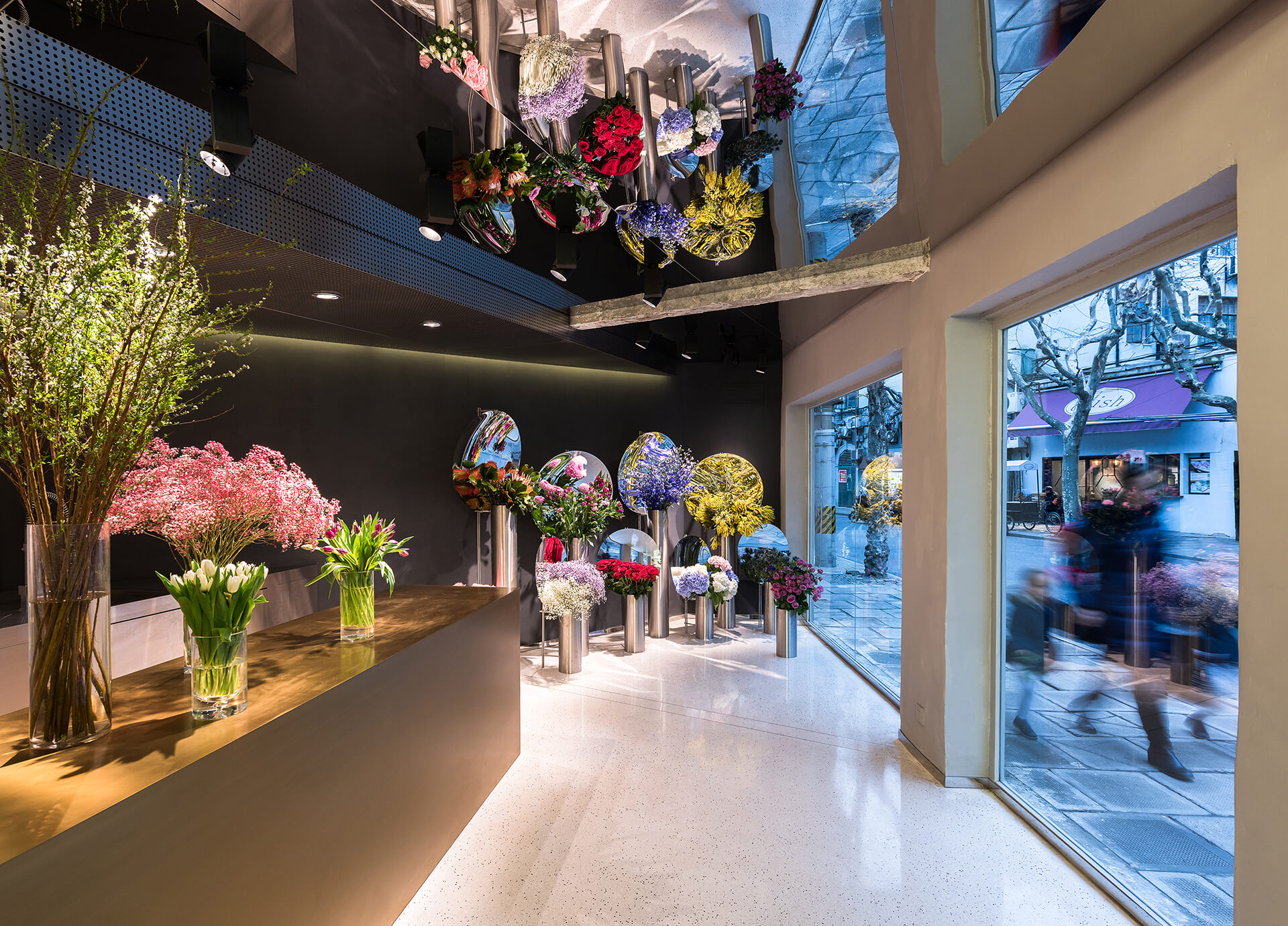 Inside Flower Shops