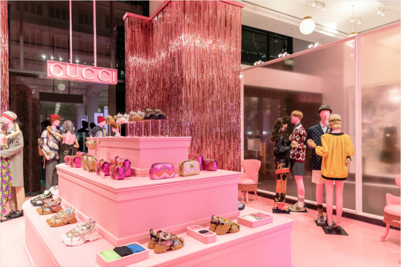 Gucci pop-up - Taylor and Miller Architecture and Design