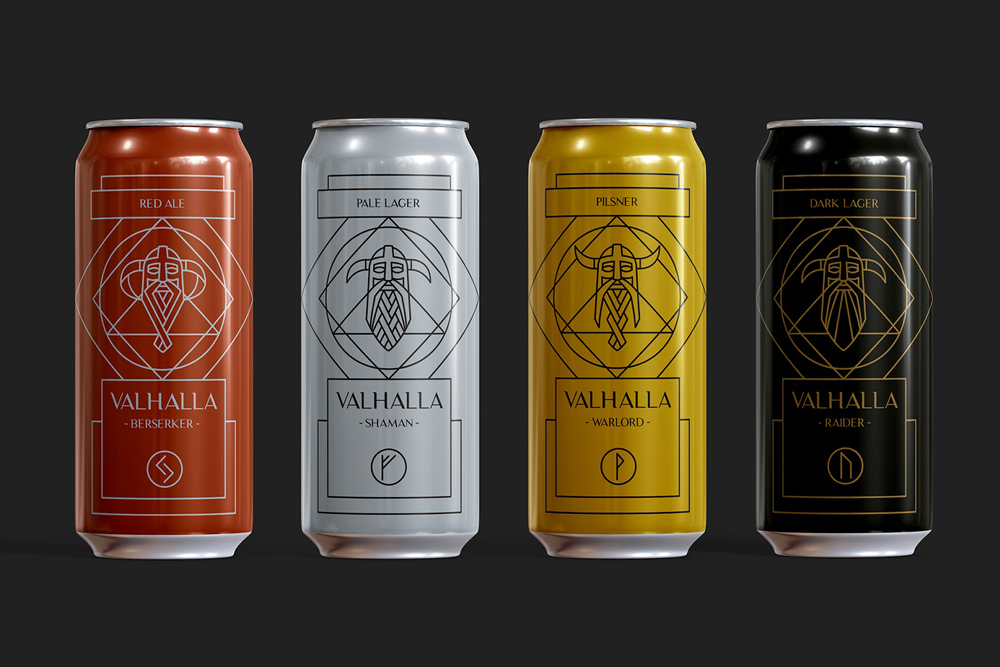 » Valhalla beer by Corn Studio