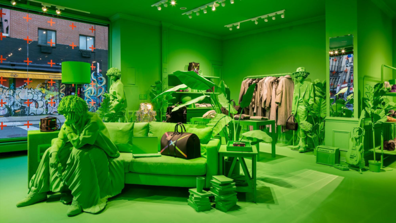 Louis Vuitton Opens London Virtual Pop-Up  Store layout, Louis vuitton,  Retail design