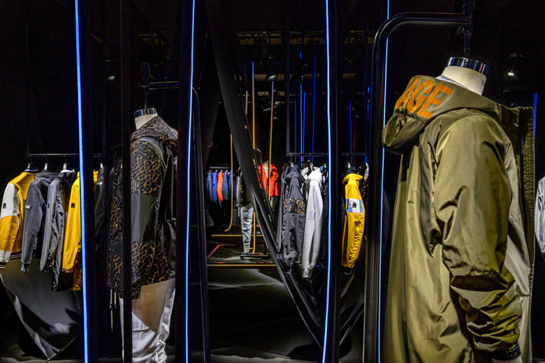 » Mackage exhibit design by Wea / Pitti Uomo 96 / Mackage, the floating ...