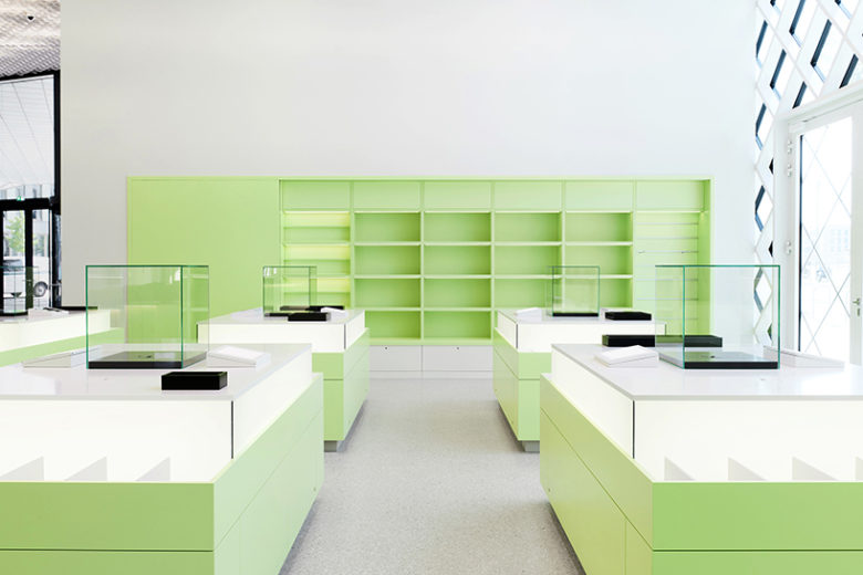 Museum Shop at Futrium Berlin by Coordination Design - Photo: Stefan Hoederath