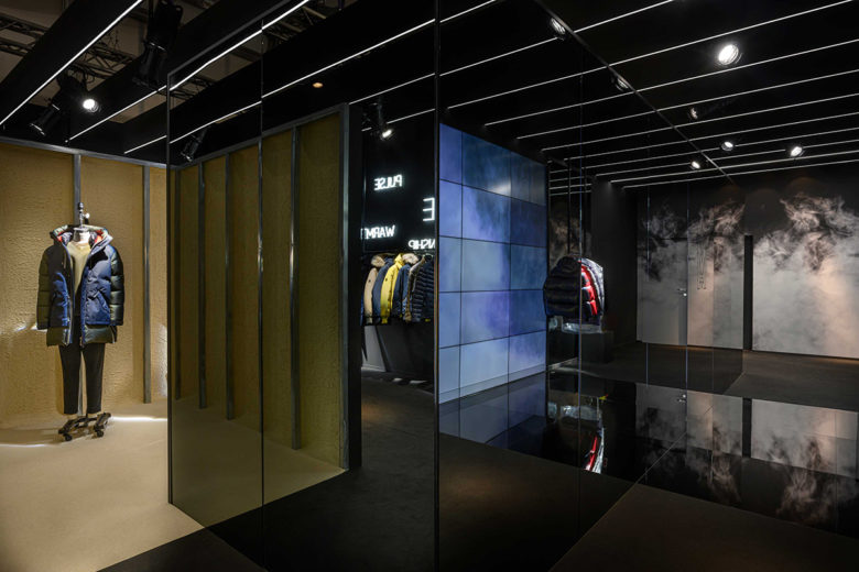 » Mackage exhibit installation by Wea / Pitti Uomo 97 / Mackage, an icy ...