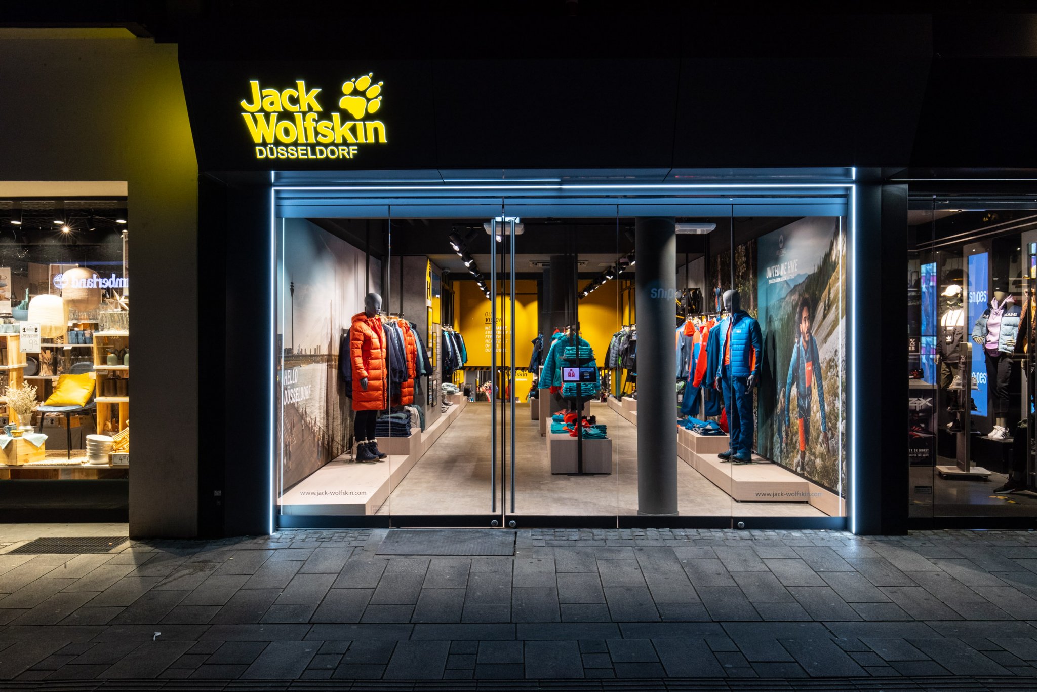 » New Storedesign for Jack Wolfskin