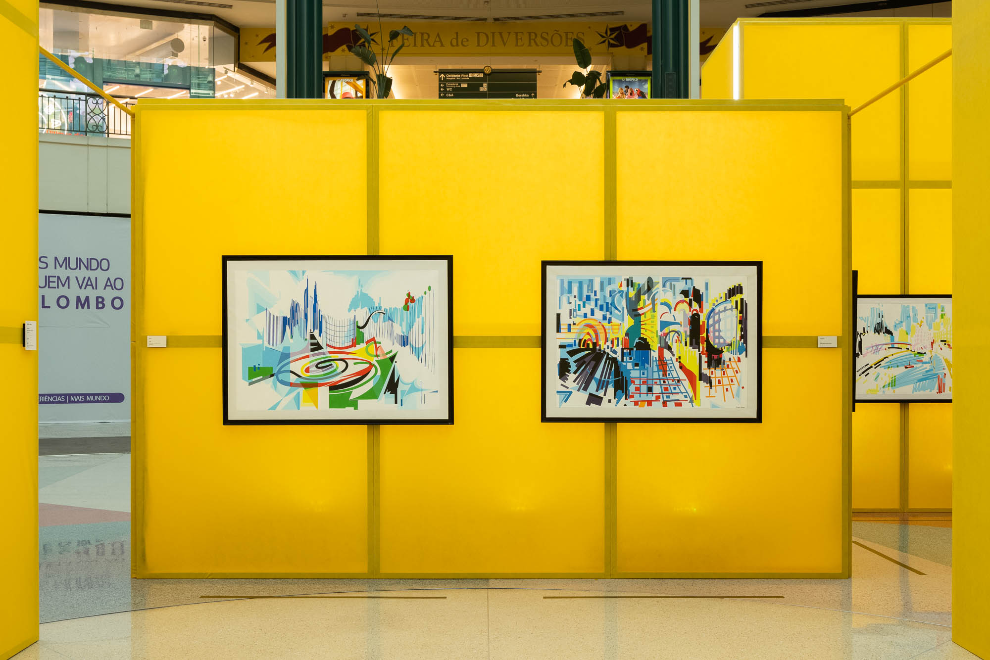 100 年前 Nadir Afonso no Colombo com arquitectura Diogo Aguiar S