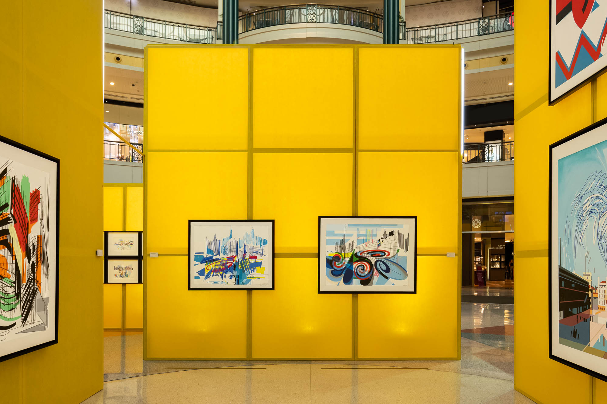 100 年前 Nadir Afonso no Colombo com arquitectura Diogo Aguiar S