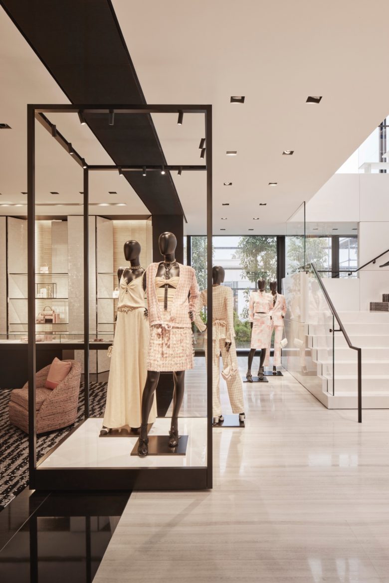 Interior Design on X: Peter Marino's chic Chanel stores stop the