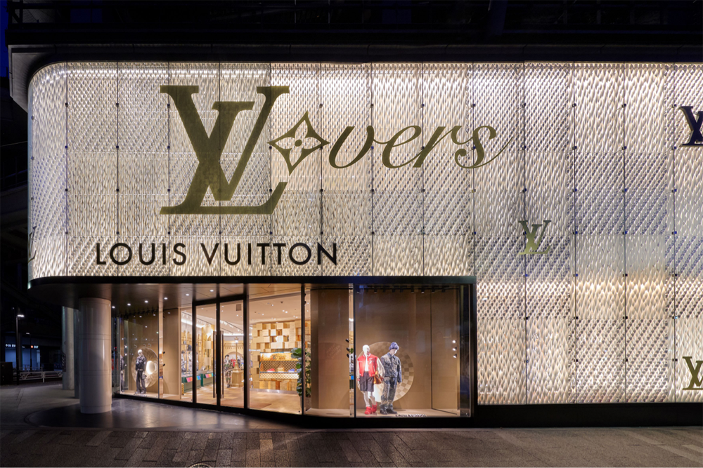 » Louis Vuitton pop-up store