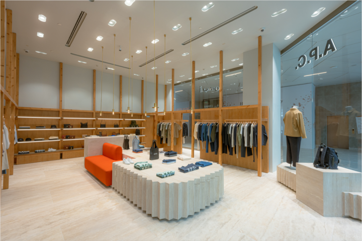 A.P.C. store by Laurent Deroo