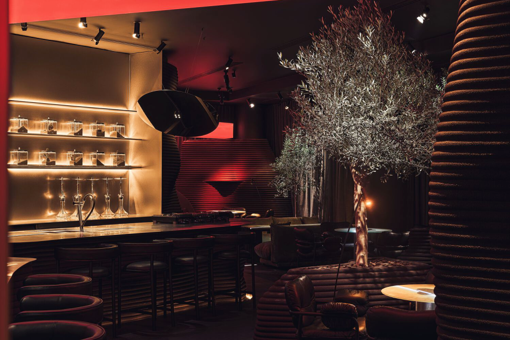 MYATA Waterfront interior with integrated AV system