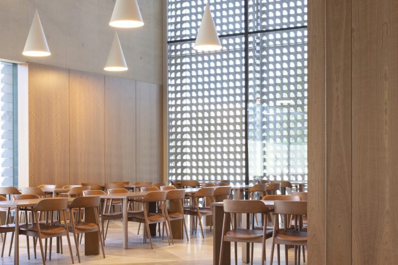 The Ismaili Center features a café on the first floor of the building.