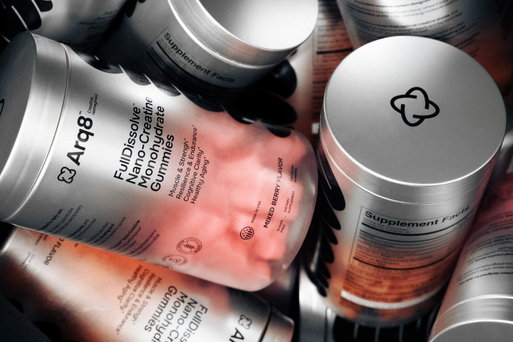 » ARQ8 Creatine Supplements by Sirka Agency